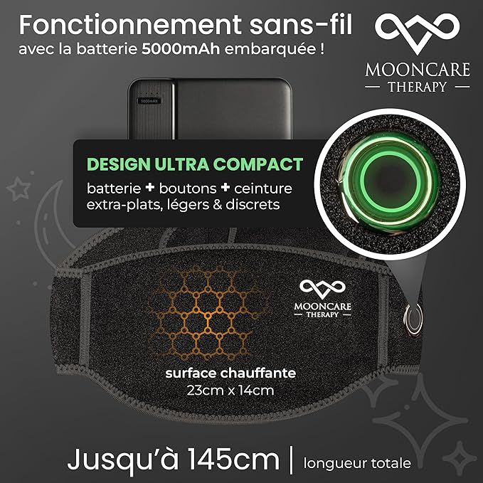 Ceinture Chauffante sans fil Règles Douloureuses